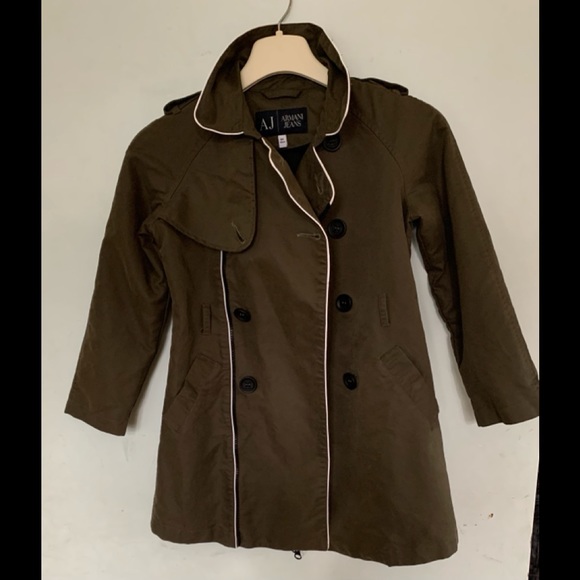 Girls Armani trench coat - Picture 3 of 7